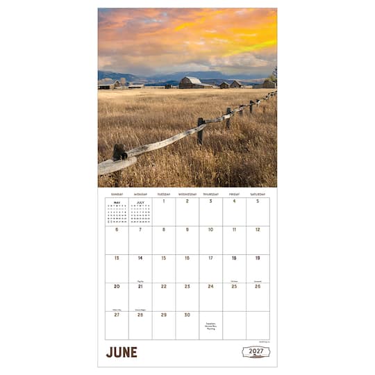 2027 Ranch Life Wall Calendar